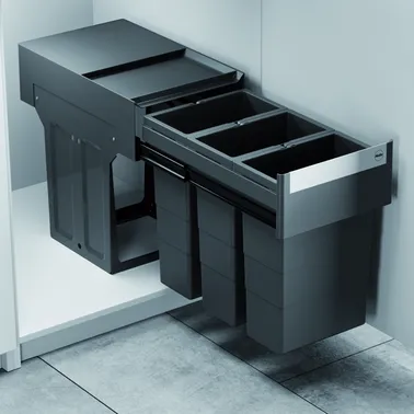 Vordingborg Indbygningsaffaldsspand "Tandem 8/8/8"