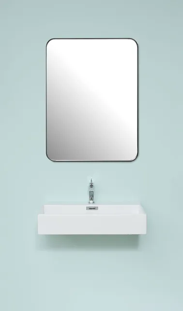 Vordingborg Soft spejl med sort ramme