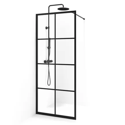 New York væg med sort ramme & sprosser 75 CM Vordingborg New York væg med sort ramme & sprosser 75 CM 0