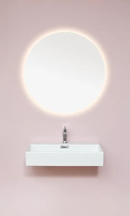 Backlight spejl Ø 100 cm Vordingborg Backlight spejl Ø 100 cm 0